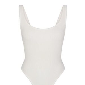 NWOT Skims Cotton Rib Picot Tank Bodysuit | Women’s Fitted Knit Top